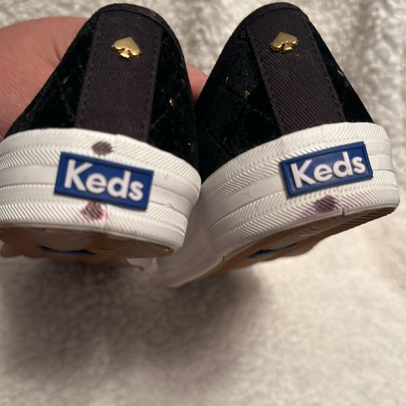 Keds X Kate Spade New York Double Decker Quilted Velvet Sneakers size 8 - Picture 8 of 9